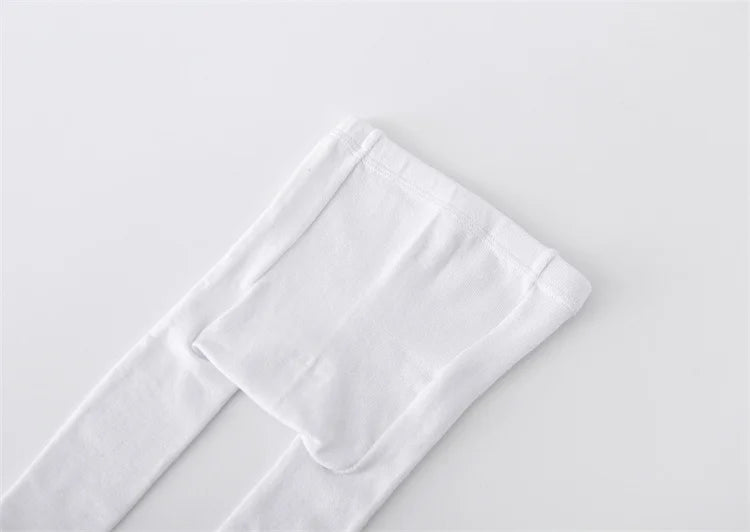 Cozy Knit Baby Girl Tights